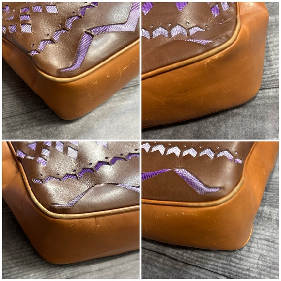 Missoni Leather Tote Bag with Cut-Out Design - Picture 12 of 14